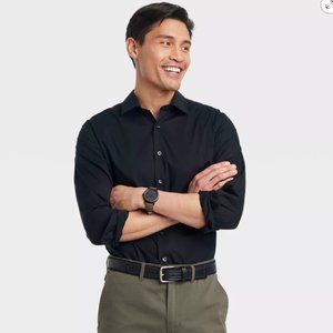 Goodfellow&CO Black Button Down Collared Shirt